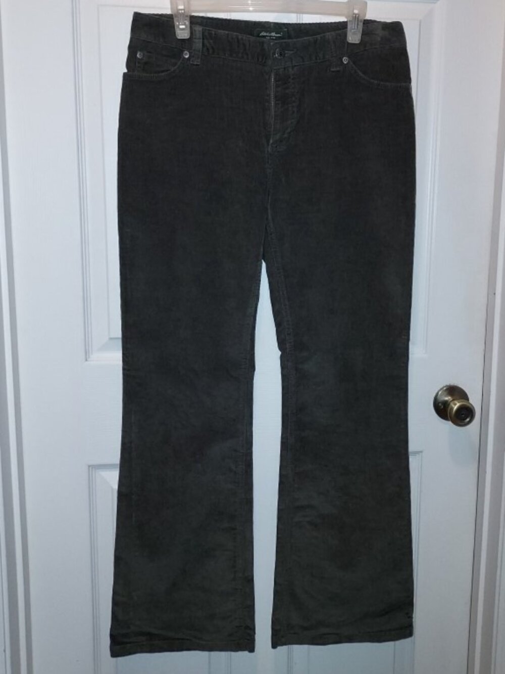 Vintage Eddie Bauer CURDUROY PANTS Bootcut Jeans Style Cotton/Spandex Ladies 10